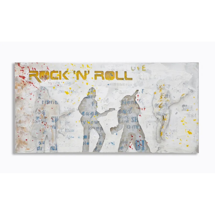 Obraz na Płótnie Rock N Roll 120x3x60 cm